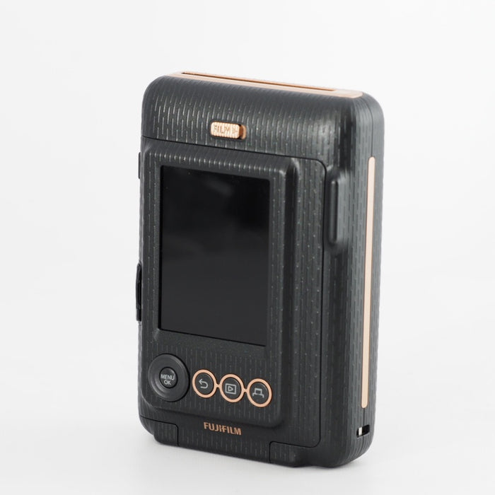 FUJIFILM 富士フイルム チェキ インスタントカメラ/スマホプリンター instax mini LiPlay エレガントブラック INS MINI HM1 ELEGANT BLACK #13608