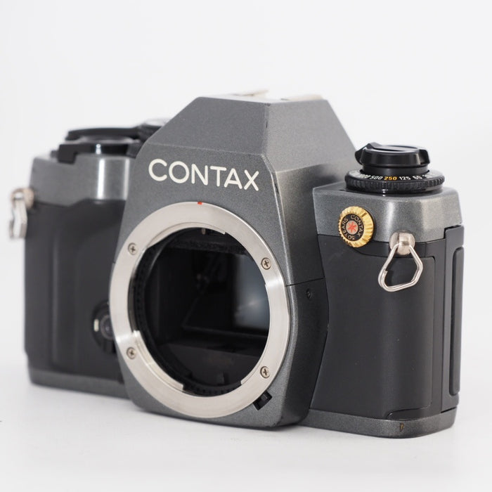 CONTAX 159MM 10周年記念 ボディ グレー ワインダー W-7 専用カラー 10周年 シンクロキャップ付属 コンタックス #13342