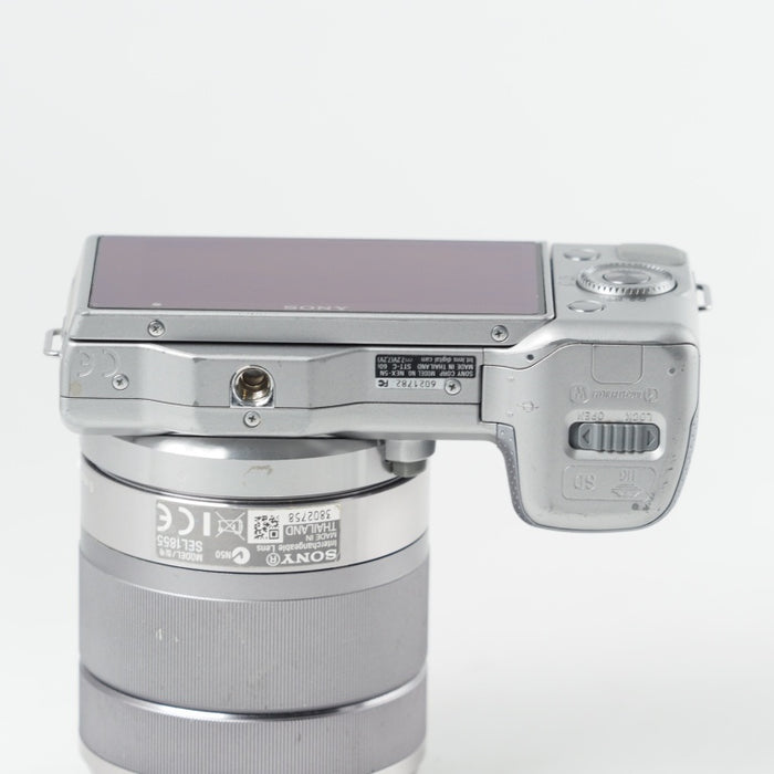 SONY α NEX-5N ダブルレンズキット E 16mm F2.8+E 18-55mm F3.5-5.6 OSS付属 シルバー NEX-5ND/S #14538