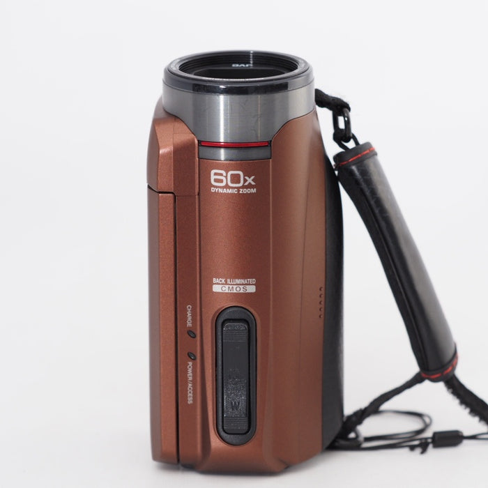 JVC ビデオカメラ Everio R 防水5m 防塵仕様 耐低温 耐衝撃 内蔵メモリー32GB ライトブラウン GZ-R400-T #12941