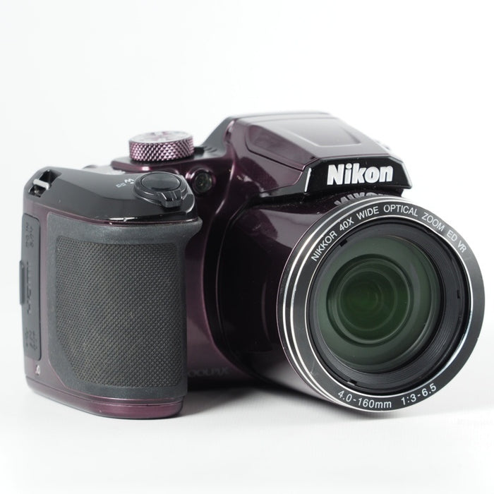 Nikon デジタルカメラ COOLPIX B500 光学40倍ズーム 1602万画素  Wi-Fi 単三電池 プラム B500PU #13857