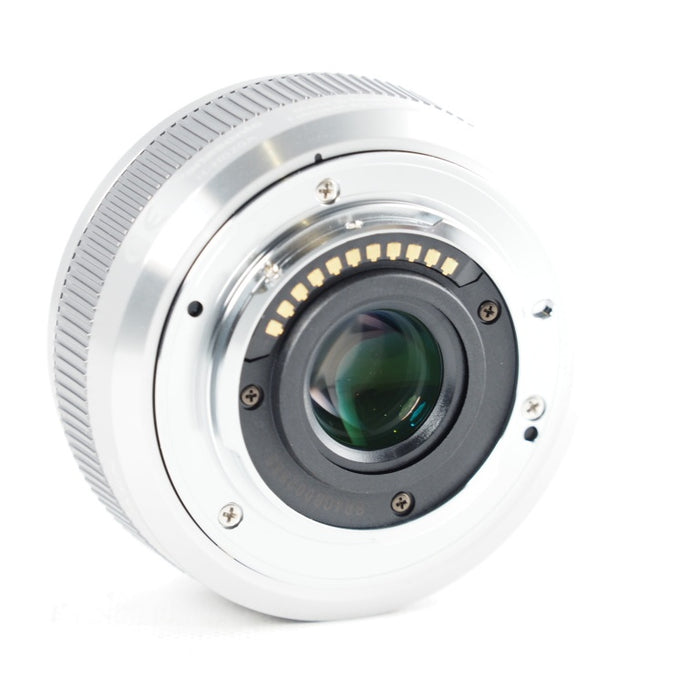 Panasonic パナソニック 単焦点レンズ マイクロフォーサーズ用 ルミックス G 20mm/F1.7 II ASPH. シルバー H-H020A-S #13752