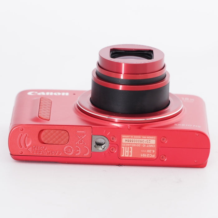 Canon キヤノン デジタルカメラ PowerShot SX610 HS レッド 光学18倍ズーム PSSX610HS(RE) #11450