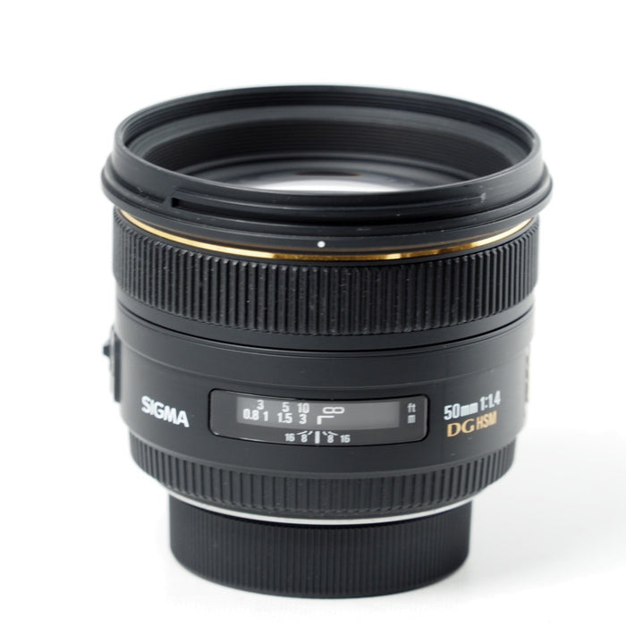 SIGMA 50mm F1.4 EX DG HSM ニコン Fマウント用 フルサイズ対応 310554 シグマ AF 単焦点標準レンズ #14661