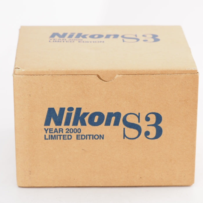 Nikon S3 シルバー Limited Edition 2000年記念モデル (NIKKOR-S 50mm F1.4 ブラック) 動作確認済 #13418