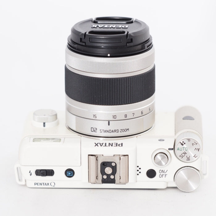 PENTAX ペンタックス ミラーレス一眼 Q 02ズームレンズキット ホワイトPENTAXQ02LKWH #12420