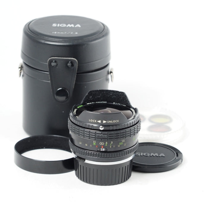 SIGMA シグマ FILTERMATIC MULTI-COATED 16mm F2.8 FISHEYE オリンパス OMマウント #14606