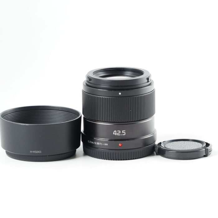 Panasonic LUMIX G 42.5mm/ F1.7 ASPH. / POWER O.I.S. ブラック H-HS043-K マイクロフォーサーズ #14156