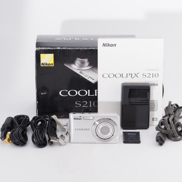 Nikon ニコン デジタルカメラ COOLPIX (クールピクス) S210 ブライトシルバー COOLPIXS210S #11242