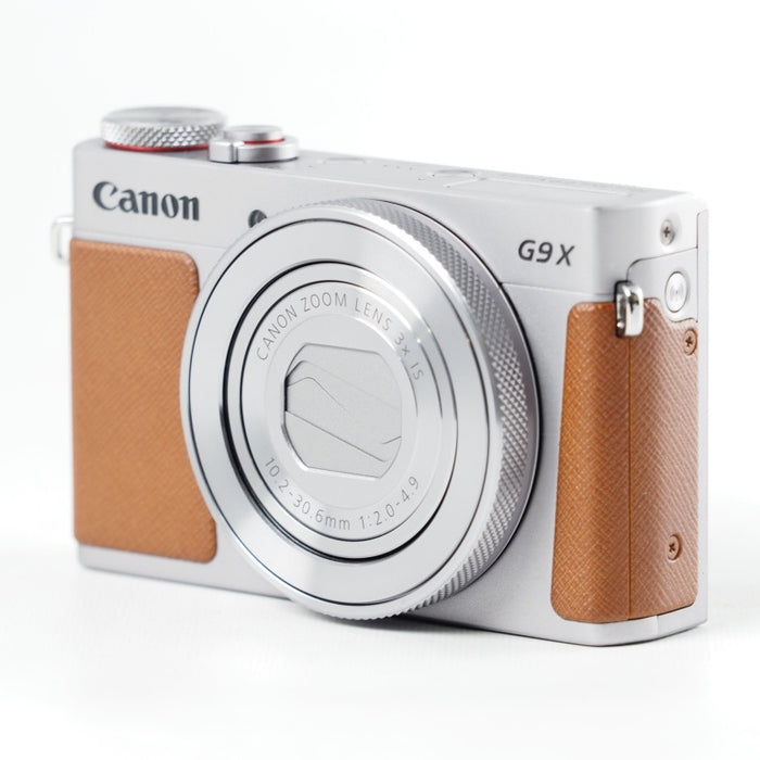 Canon コンパクトデジタルカメラ PowerShot G9 X Mark II シルバー 1.0型センサー/F2.0レンズ/光学3倍ズーム PSG9XMARKIISL #13907