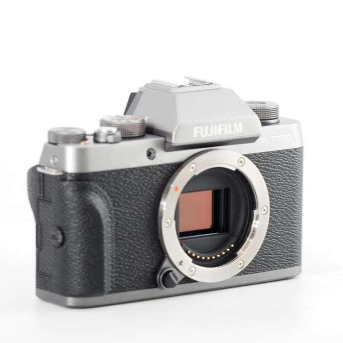 FUJIFILM フジフイルム ミラーレス一眼 X-T100 ボディ ダークシルバー X-T100-DS #13552