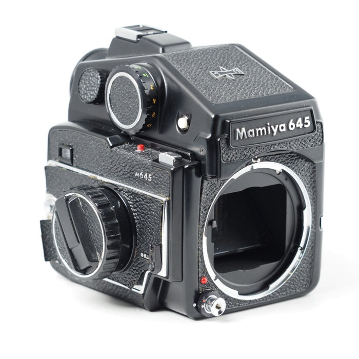 Mamiya マミヤ M645 (PD) ボディ 中判フィルムカメラ L型レフトハンドグリップ付属 #14510