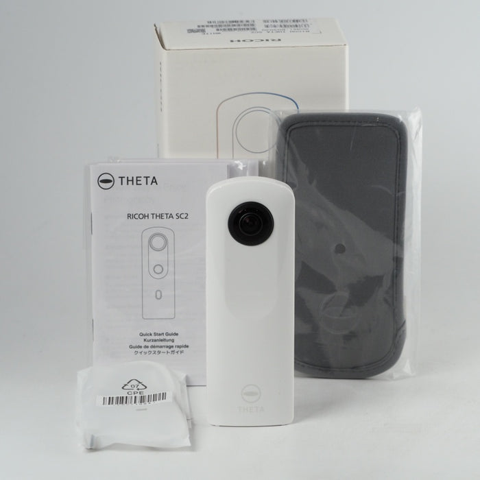 RICOH THETA SC2 WHITE ホワイト 360度全天球カメラ 360°手振れ補正機能搭載 4K動画 910800 #13687