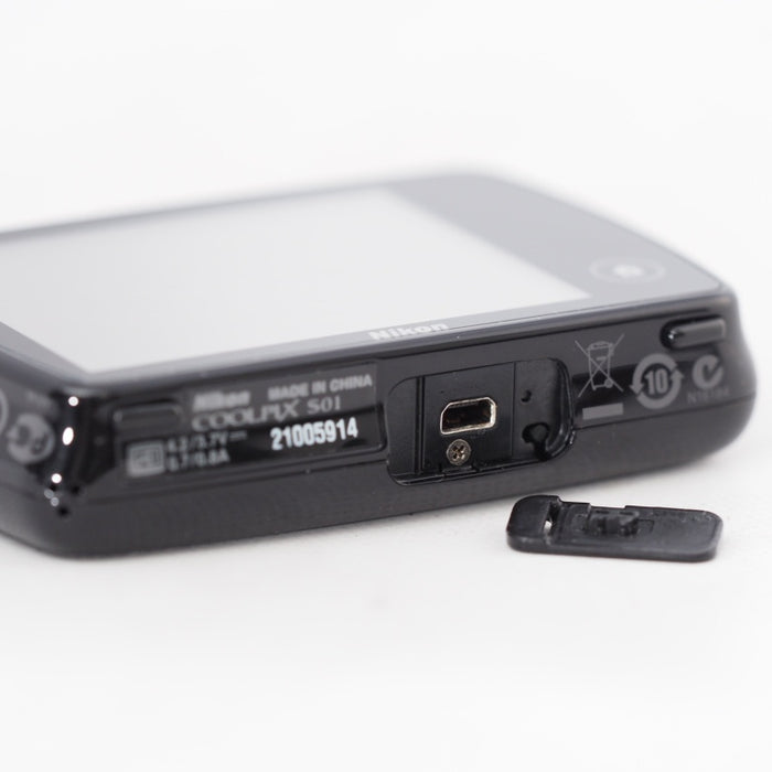 Nikon ニコン コンパクトデジタルカメラ COOLPIX S01 超小型ボディ タッチパネル液晶 ブラック S01BK #12990