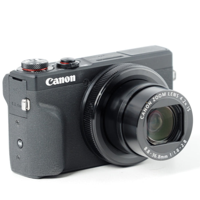 Canon キヤノン コンパクトデジタルカメラ PowerShot G7 X Mark III ブラック 1.0型センサー/F1.8レンズ/光学4.2倍ズーム PSG7XMARKIIIBK #14546