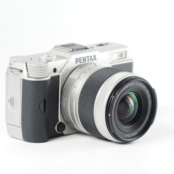PENTAX ペンタックス ミラーレス一眼 Q7 ズームレンズキット [標準ズーム 02 STANDARD ZOOM] シルバー Q7 SILVER ZOOM LENSKIT 11522 #13996