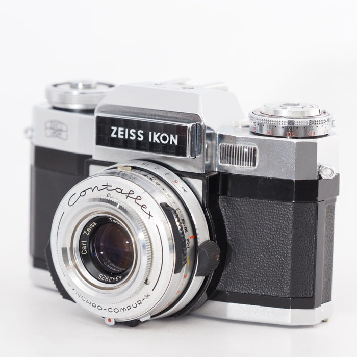 ZEISS IKON ツァイスイコン コンタフレックス スーパー Tessar 50mm F2.8 フィルム交換式マガジンバック 予備レンズ Carl Zeiss Tessar 50mm f2.8付属 #13014