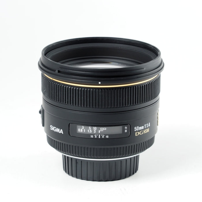 SIGMA 50mm F1.4 EX DG HSM ニコン Fマウント用 フルサイズ対応 AF単焦点 標準レンズ #14377