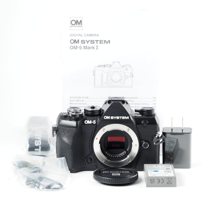 OM SYSTEM ミラーレス一眼レフカメラ OM-5 Mark II ブラック ボディ ブラック オリンパス OM5II #14316