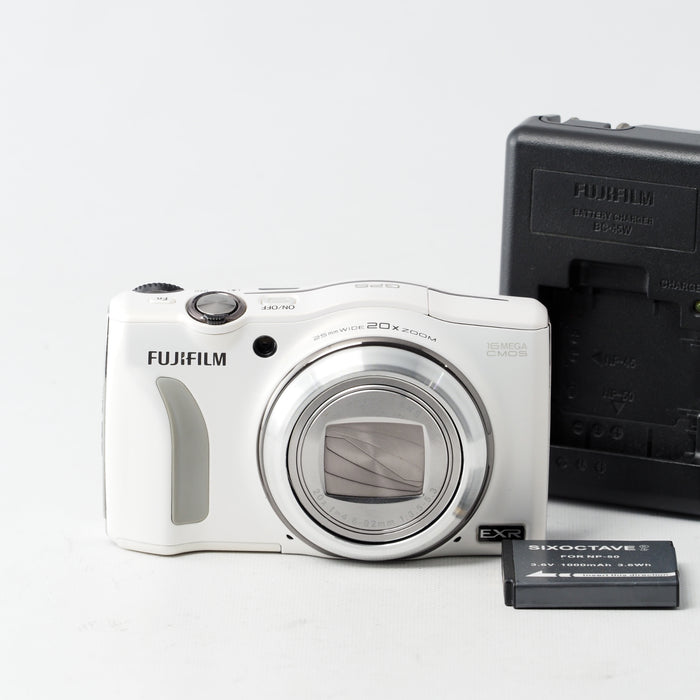 FUJIFILM デジタルカメラ FinePix F770EXR 光学20倍 ホワイト F FX-F770EXR WH #15843
