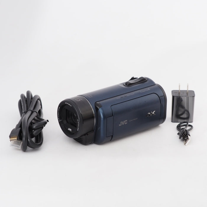 JVCKENWOOD JVC ビデオカメラ Everio R 4K撮影 防水 防塵 ディープオーシャンブルー GZ-RY980-A #12871