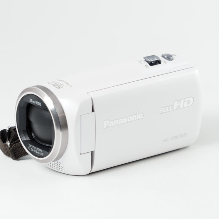 Panasonic パナソニック HDビデオカメラ V360MS 16GB 高倍率90倍ズーム ホワイト HC-V360MS-W #14306