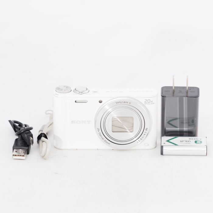 SONY デジタルカメラ Cyber-shot WX300 2110万画素 光学20倍 ホワイト DSC-WX300(W) #13147