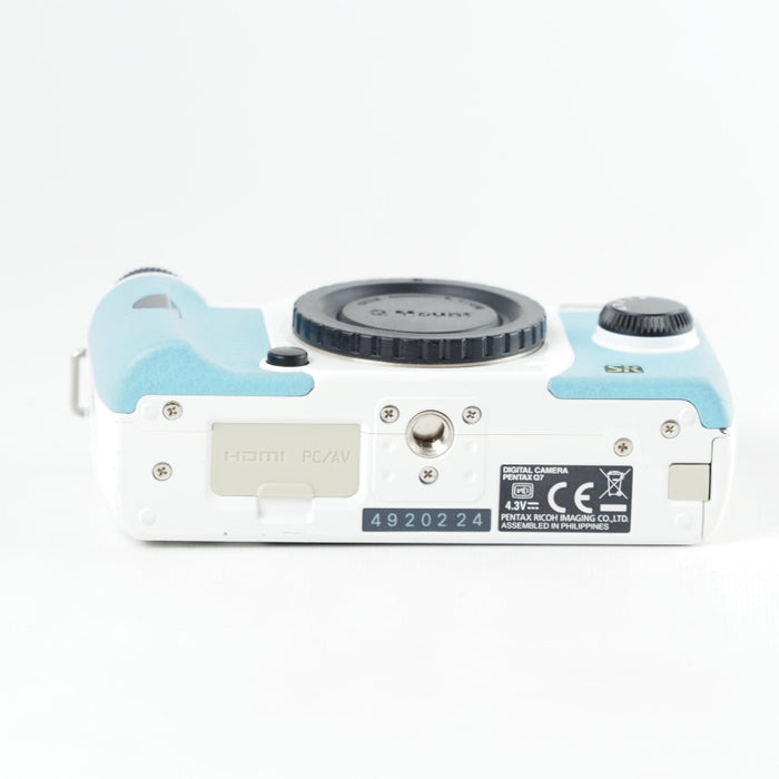 PENTAX ペンタックス ミラーレス一眼 Q7 ボディ 希少カラー ブルー×ホワイト #13738