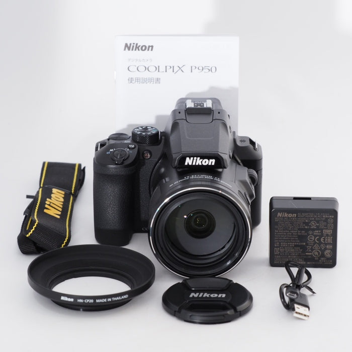 Nikon ニコン コンパクトデジタルカメラ COOLPIX P950 ブラック クールピクス 光学ズーム83倍 #11657