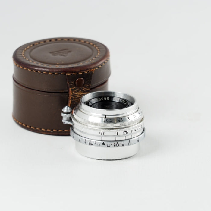 CHIYOKO ROKKOR 3.5cm F3.5 Lマウント L39 千代田光学 ロッコール 3.5/3.5 ケース ライカ #14205