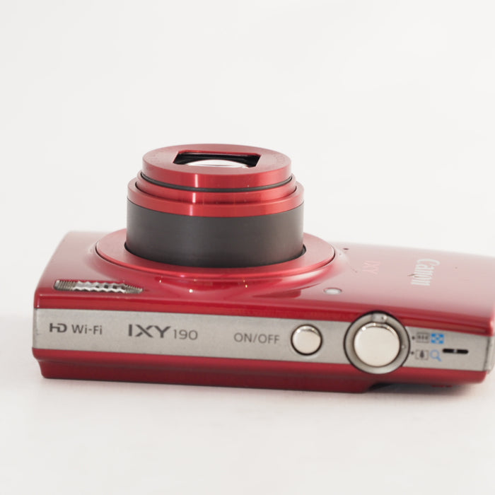 Canon キヤノン デジタルカメラ IXY 190 レッド 光学10倍ズーム IXY190R #13522