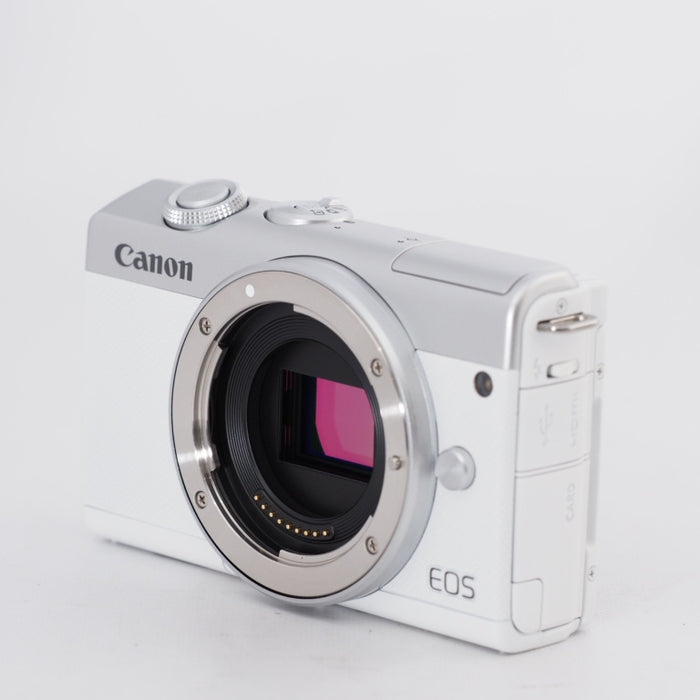 Canon キヤノン ミラーレス一眼カメラ EOS M200 ボディー ホワイト EOSM200WH-BODY #11337