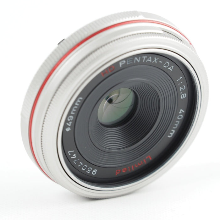 HD PENTAX-DA 40mmF2.8 Limited シルバー 超軽量薄型パンケーキレンズ DA リミテッド 21400 #14357