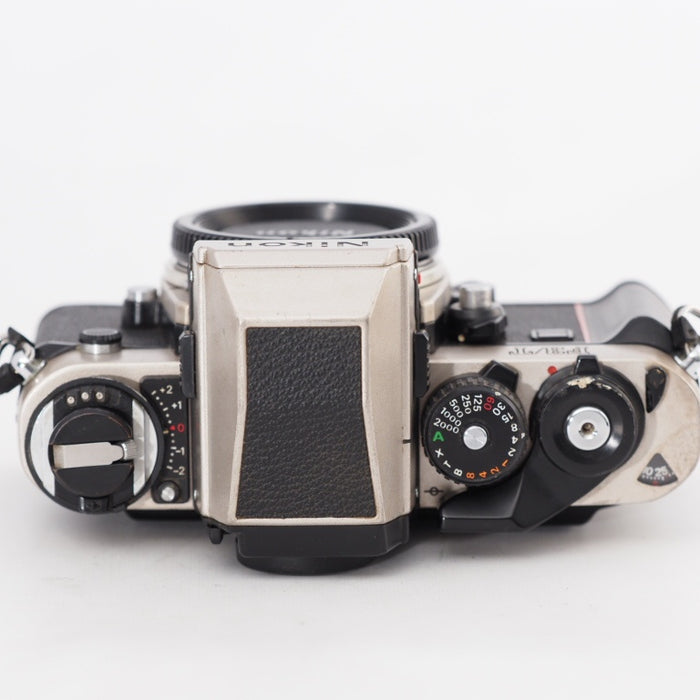 Nikon ニコン フィルム一眼レフ F3/T チタン シルバー F3T ボディ データバック MF-14 #13088