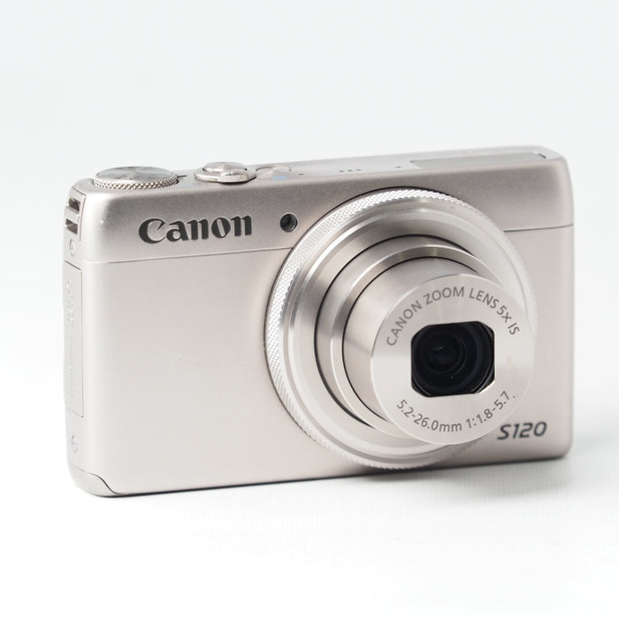Canon キヤノン デジタルカメラ PowerShot S120 (シルバー) F値1.8 広角24mm 光学5倍ズーム PSS120(SL) #14830