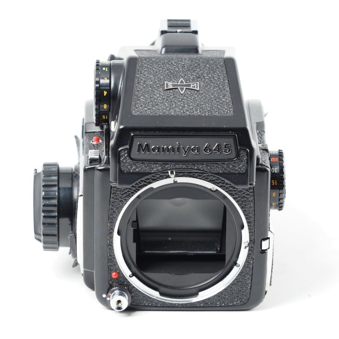 Mamiya マミヤ M645 (PD) ボディ 中判フィルムカメラ L型レフトハンドグリップ付属 #14510