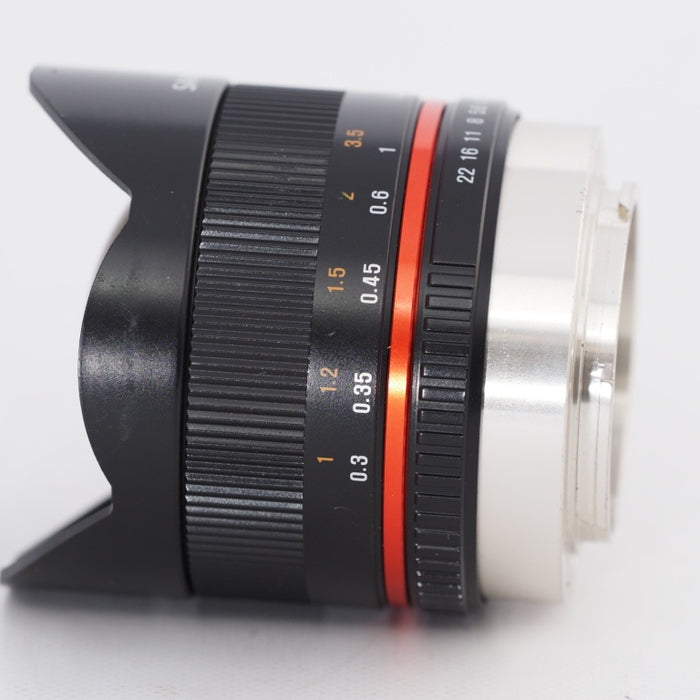SAMYANG サムヤン 単焦点魚眼レンズ 8mm F2.8 II ブラック フジフイルム Xマウント用 APS-C用 #11517