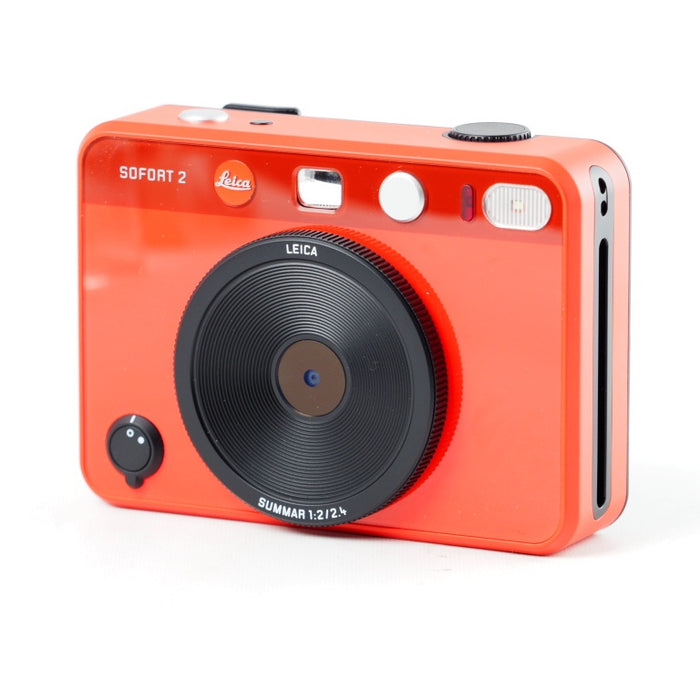 Leica Sofort 2 デジタル&インスタントフォトカメラ LCDディスプレイ付き FOTOSアプリ対応 レッド ライカ ゾフォート2 #14022