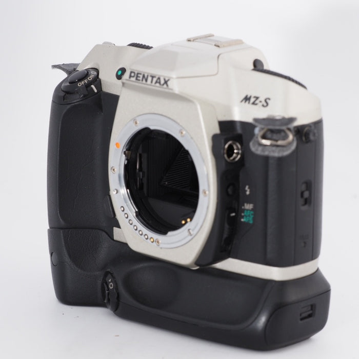 PENTAX ペンタックス フィルム一眼レフカメラ MZ-S シルバー + BG-10 バッテリーグリップ 希少 #10813