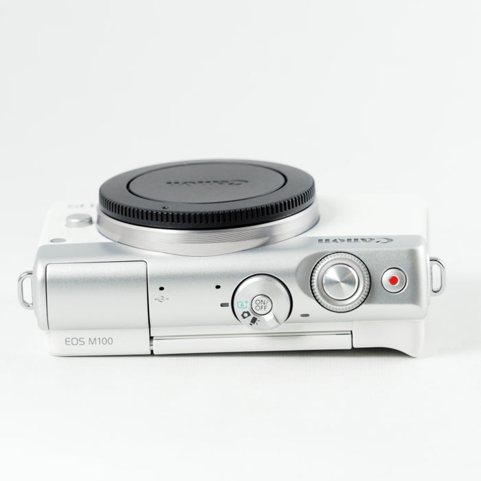 Canon ミラーレス一眼カメラ EOS M100 EF-M 15-45mm IS STM レンズキット ホワイト #14267