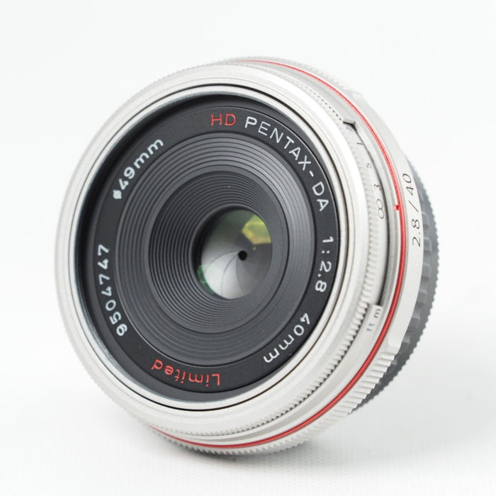 HD PENTAX-DA 40mmF2.8 Limited シルバー 超軽量薄型パンケーキレンズ DA リミテッド 21400 #14357