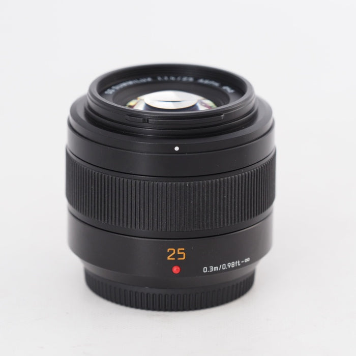 Panasonc パナソニック 標準単焦点レンズ マイクロフォーサーズ用 ルミックス LEICA DG SUMMILUX 25mm/F1.4 II ASPH. ブラック H-XA025 #13131