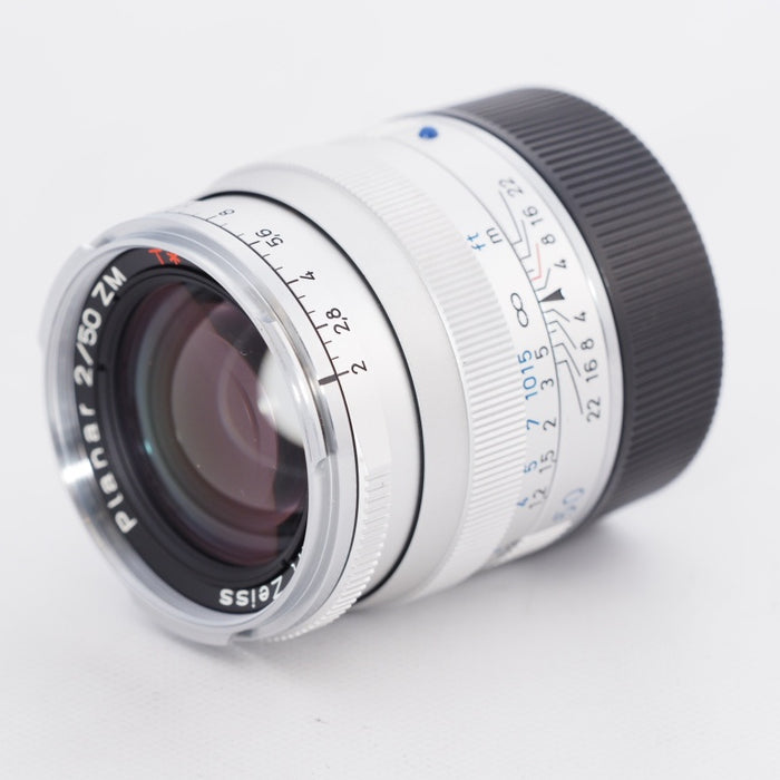 CarlZeiss カールツァイス プラナー Planar T* 50mm f2 ZM SV シルバー Leica Mマウント #9811