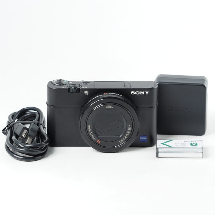 SONY Cyber-shot RX100III ブラック 1.0型裏面照射型CMOSセンサー 光学ズーム2.9倍(24-70mm) 180度チルト可動式液晶モニター ソニー コンパクトデジタルカメラ DSC-RX100M3 #14286
