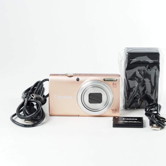Canon デジタルカメラ PowerShot A4000IS ピンク 1600万画素 光学8倍ズーム PSA4000IS(PK) #13886