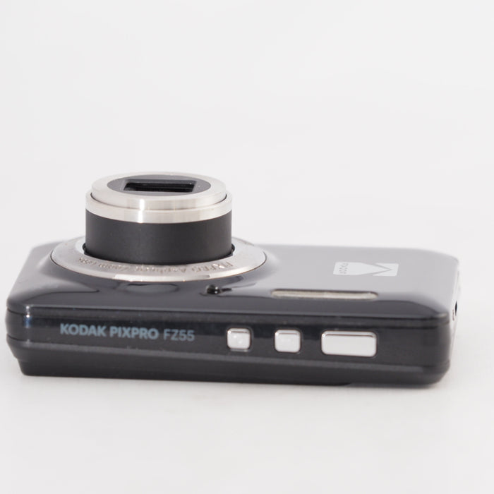 KODAK コダック PIXPRO FZ55-BK 16MP コンパクトデジタルカメラ 光学5倍ズーム 広角 28mm 2.7インチ液晶画面 ブラック #13503