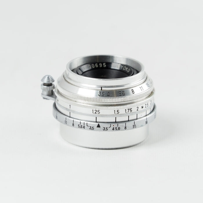 CHIYOKO ROKKOR 3.5cm F3.5 Lマウント L39 千代田光学 ロッコール 3.5/3.5 ケース ライカ #14205