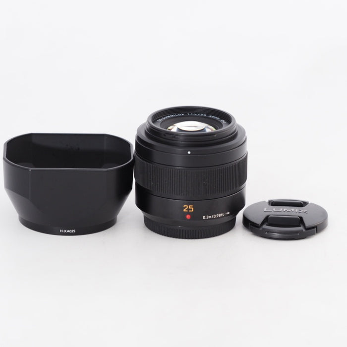 Panasonic  LEICA DG SUMMILUX 25mm/F1.4 II ASPH. マイクロフォーサーズ用 ルミックスブラック H-XA025 #13449