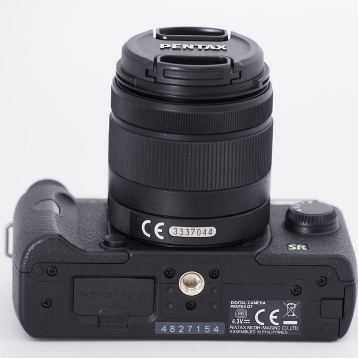 PENTAX ペンタックス ミラーレス一眼 Q7 ズームレンズキット [標準ズーム 02 STANDARD ZOOM] ブラック Q7 BLACK ZOOM LENSKIT 10722 #10650