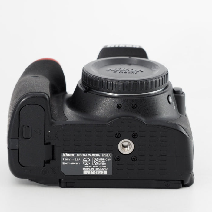 Nikon ニコン デジタル一眼レフカメラ D5300 ブラック 2400万画素 3.2型液晶 D5300BK #13611